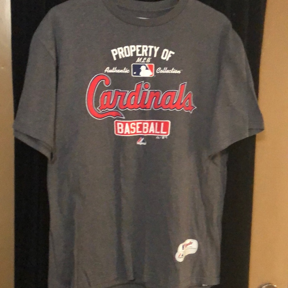 St. Louis Cardinals - XL - Grey Tee - Pre Owned